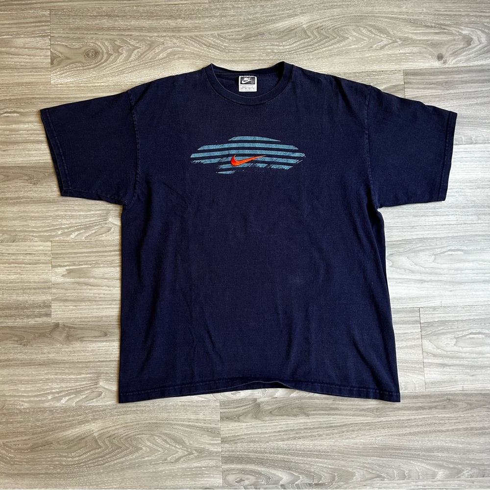 Vintage Nike Navy Boue Men’s Shirt Large